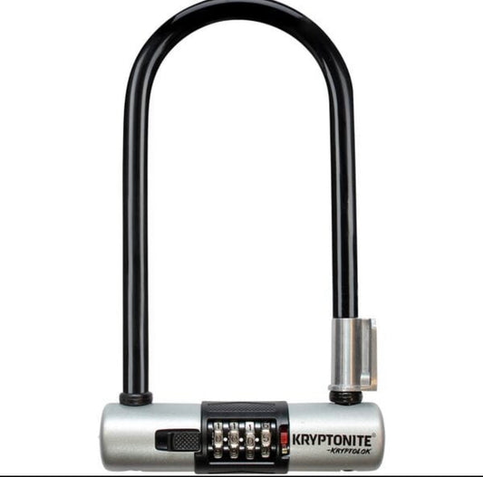 Kryptolok Combo Standard U-Lock with bracket Sold Secure Gold