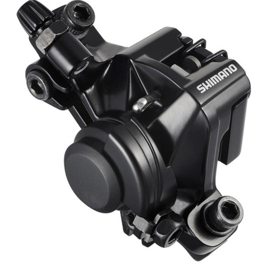 BR-M375 disc brake calliper, without adapter for front or rear, black
