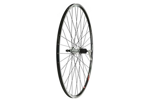 700c NARROW BLACK DOUBLE SKIN CASSETTE 8-11 SPEED QR WHEEL