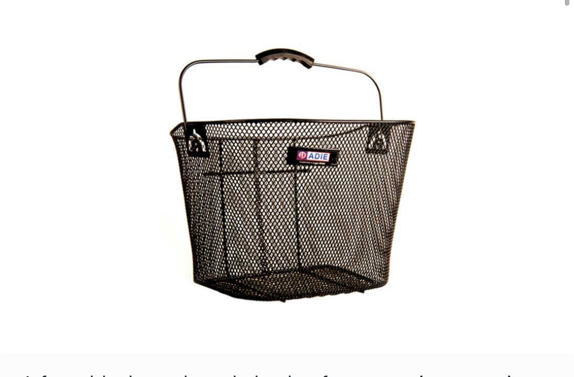 adie rear basket