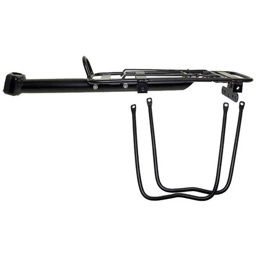 SEATPOST FITTING ALLOY PANNIER CARRIER BLACK