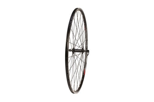 700c NARROW BLACK DOUBLE SKIN QR FRONT WHEEL