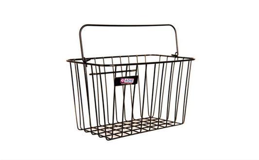 Adie Adie Front Basket With Holder LARGE FRONT BASKT ATB/STD BLK
