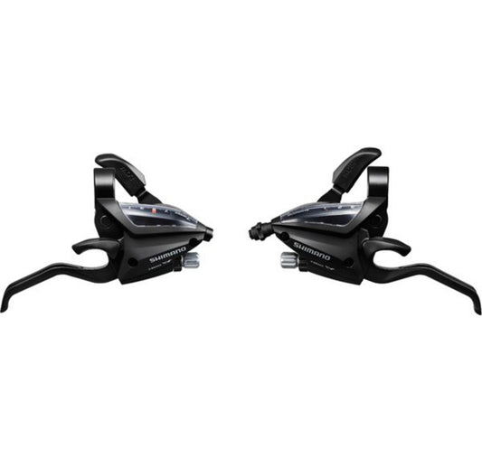 ST-EF500 EZ fire plus STI set, 2-finger lever, 3 x 7-speed, black