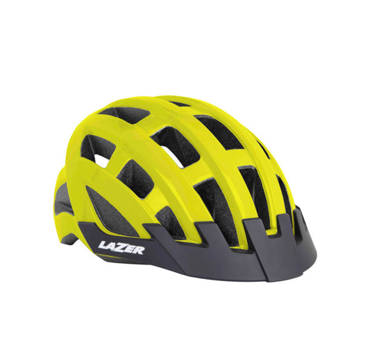 Compact Helmet, Flash Yellow, Uni-Adult