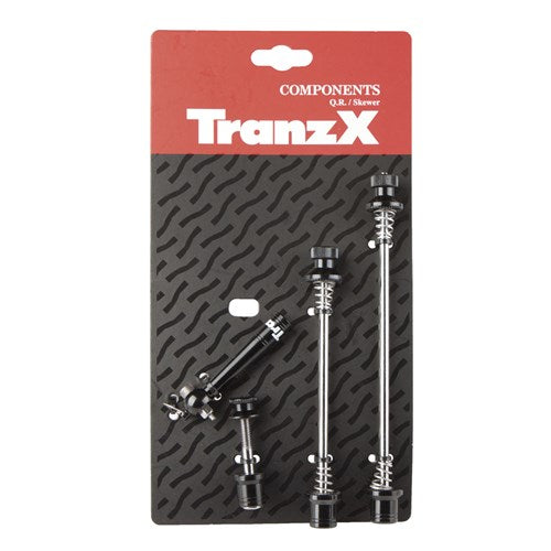 TRANZ X SECURITY WHEEL SKEWER SET BLACK