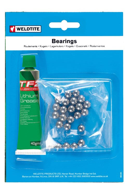 1/8 BALL BEARINGS & GREASE PACK